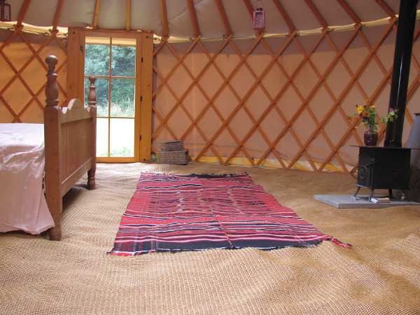 yurt as spare room in garden?