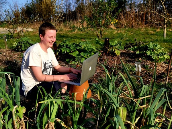 WWOOFing as a digital nomad: WWOOFer Imogen