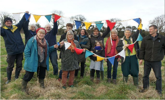 Bridport Cohousing celebrates a milestone with the granting of planning permission