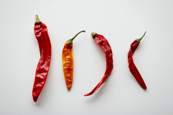 Dried chillies, an example of a traditional food preservation method