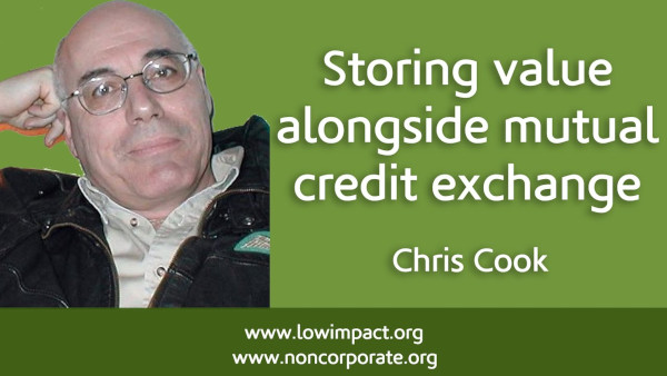 Storing value in a mutual credit world