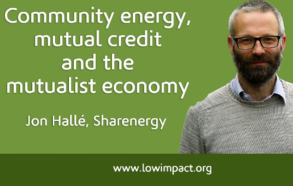 Community energy and mutualisation