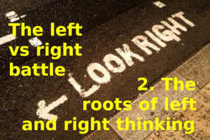 The left vs right battle: 2. the roots of left and right thinking