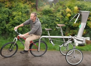 Introducing the Velojuicer – pedal-powered apple scratter