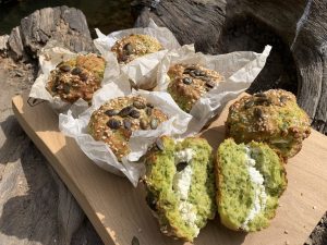 How to make wild garlic, nettle and cheese savoury muffins